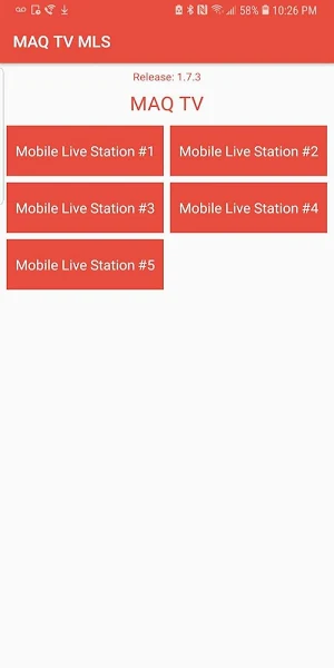 MAQ TV Mobile Live Station Screenshot 1