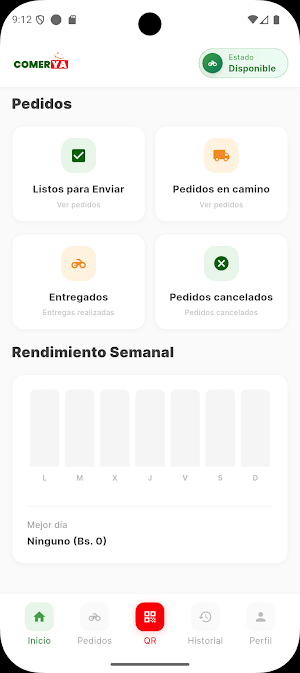 ComerYa Repartidor Screenshot 1