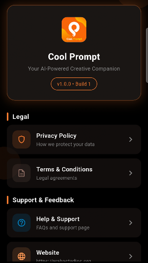 CoolPrompt - Prompt Generator Screenshot 3