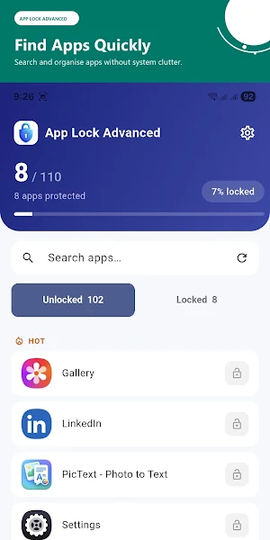 App Lock Advanced Screenshot 0