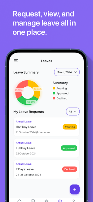 OneUp HR Screenshot 2