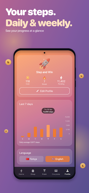 Step and Win: Walk to Earn Screenshot 3