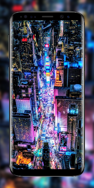 Cyberpunk cityscape wallpapers Screenshot 2