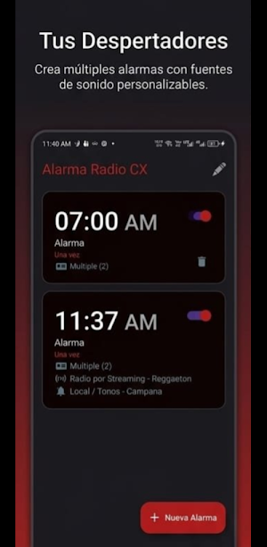 Cx Alarm Screenshot 0