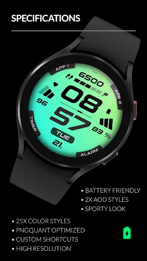 Awf SPORT [xR] - watch face Screenshot 1