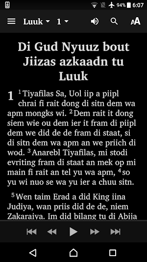 Jamaican Creole Bible Screenshot 2