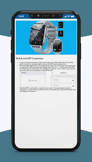 Nerunsa Smartwatch App Advice Screenshot 2