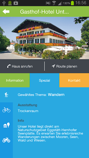 Wanderhotels Screenshot 3