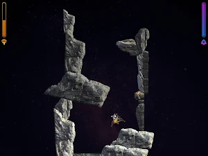 Moon Lander Inertial 2D Screenshot 2