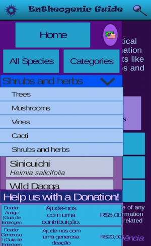 Entheogenic Guide Screenshot 1