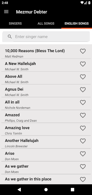 Mezmur Debter Protestant Songs Lyrics Screenshot 0