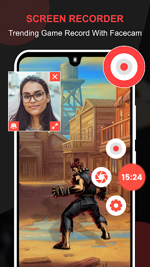 Screen Recorder With Facecam & Audio Screenshot 1