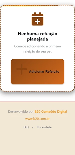 Planejador de Dieta do Pet Screenshot 1