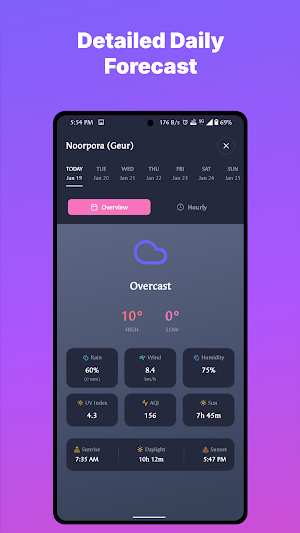 Koshur Weather Screenshot 2