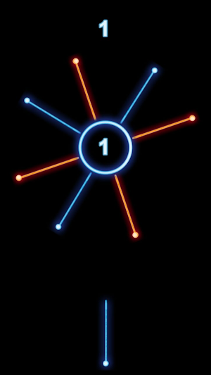 Pin Shooter: Neon Action Game Screenshot 1