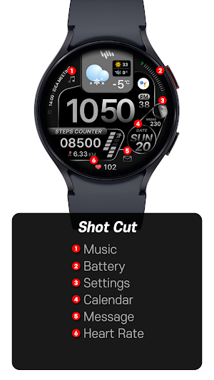 SamWatch Digital Weather 3 Screenshot 2
