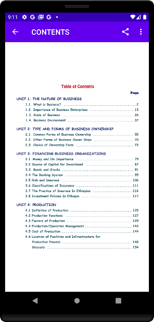 General Business Grade 11 Screenshot 2