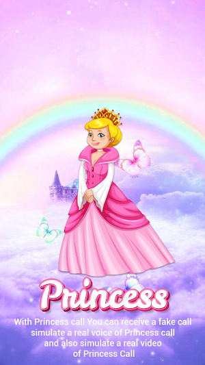 Princess fake video call Screenshot 3