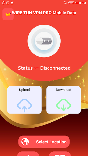 WIRE TUN VPN PRO Mobile Data Screenshot 3
