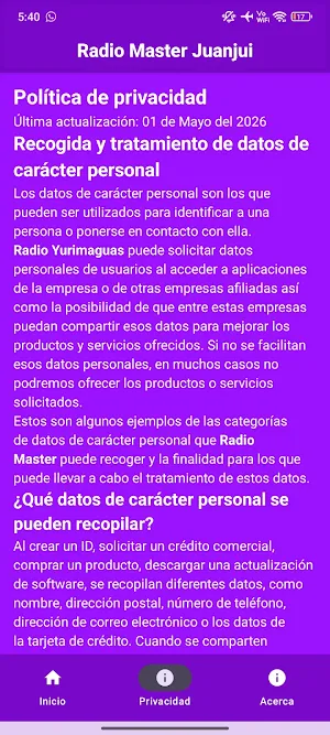 Radio Master Juanjui Screenshot 2