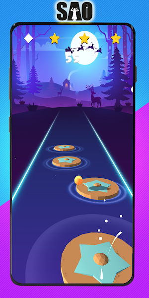 SAO Songs - Dancing hop tiles Screenshot 1