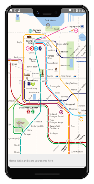 JAKARTA METRO MAP Screenshot 1