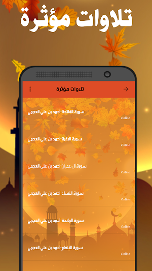 تلاوات مؤثرة - المصحف كامل Screenshot 1