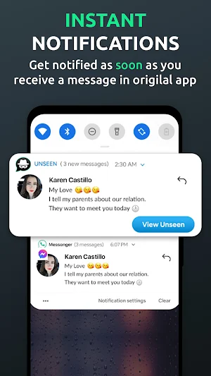 Unseen Online - Hide Last Seen Screenshot 1