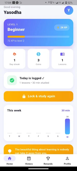 StudyKey - Stay Focused Screenshot 1