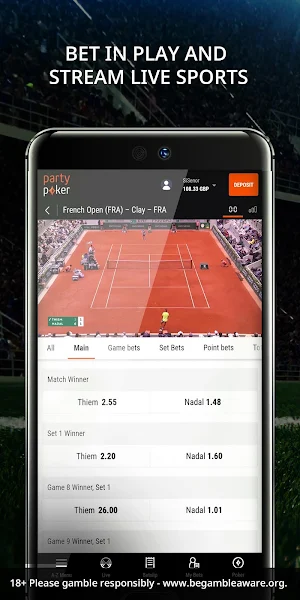 partypoker Sports Bookmakers Screenshot 0