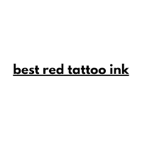 Red Tattoo Ink