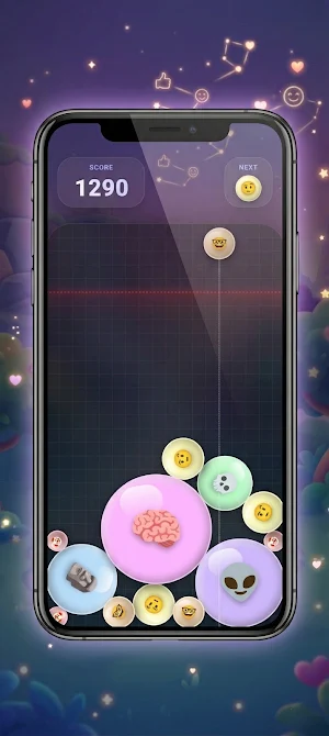Emoji Drop: Merge Puzzle Screenshot 3