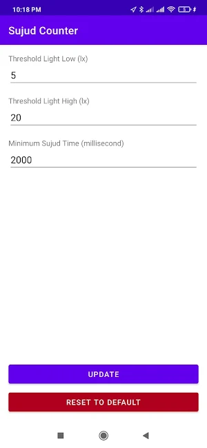 Sujud Counter Screenshot 1
