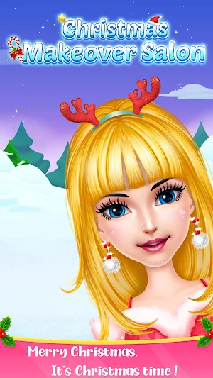 Christmas Makeup Game - Makeover & Salon for Girls Screenshot 2