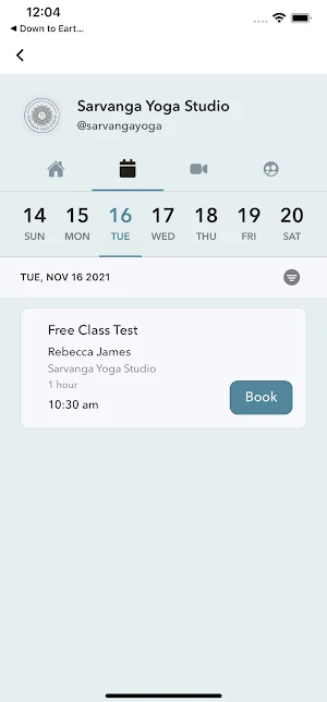 Sarvanga Yoga Studio Screenshot 2