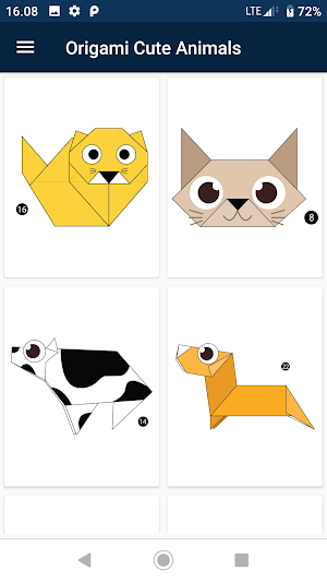 Origami Cute Animals 2022 Screenshot 0