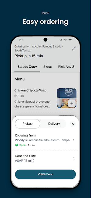 Woody's Salads To Go Screenshot 2