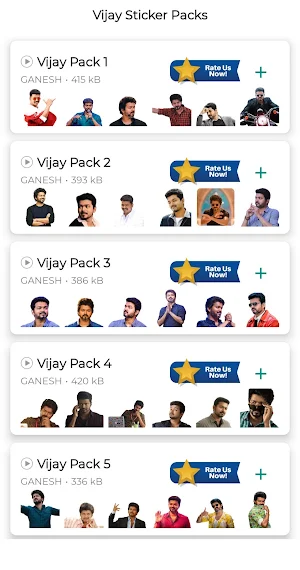 Vijay Stickers for WA Screenshot 0
