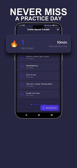 Guitar Speed Trainer Screenshot 1