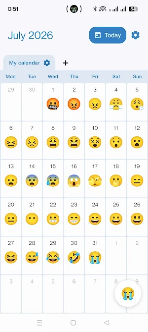 Emoji Calendar Screenshot 0
