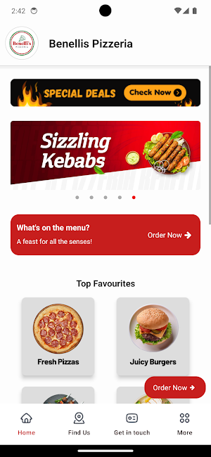 Benellis Pizzeria Screenshot 0