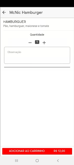 Mc Nic Hamburger Screenshot 1