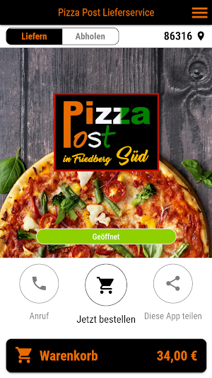 Pizza Post Lieferservice Screenshot 0