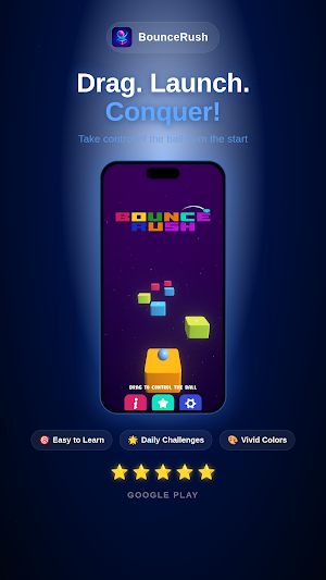 Bounce Rush: Ball Arcade Screenshot 1