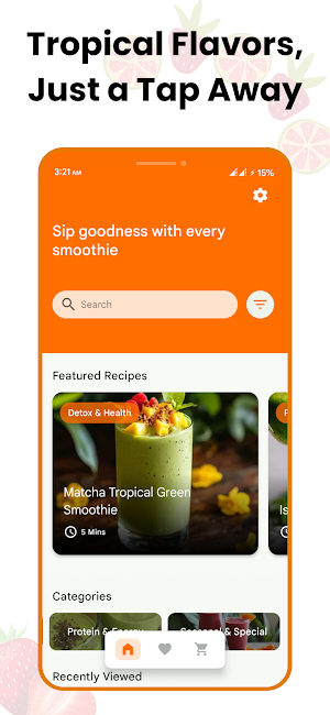 Fresh Tropical Smoothies Screenshot 0