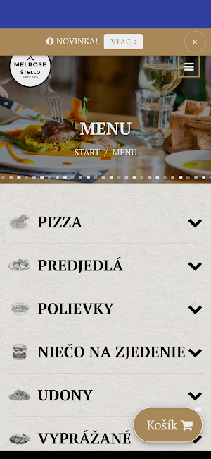 Melrose restaurant Screenshot 0