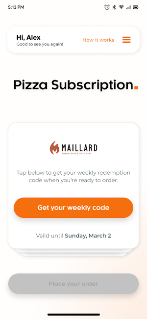 PizzaPass Screenshot 2