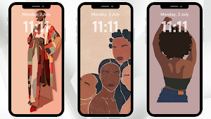 Cute Melanin Girls Wallpapers Screenshot 1