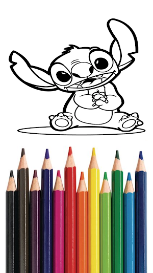 Blue koala Cute Coloring Book Screenshot 2