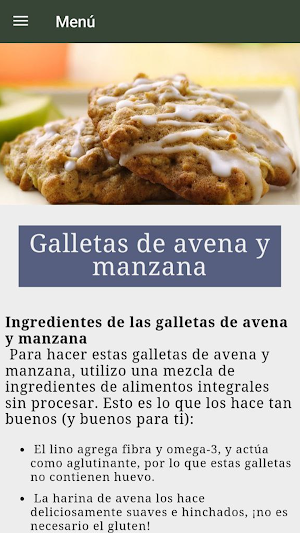 Recetas de postres veganos screenshot 6